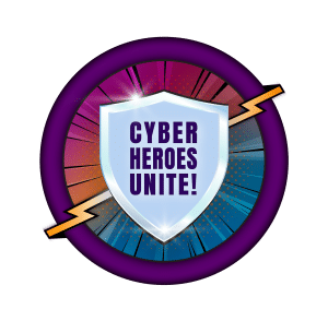 Cyber Heroes Unite! Logo