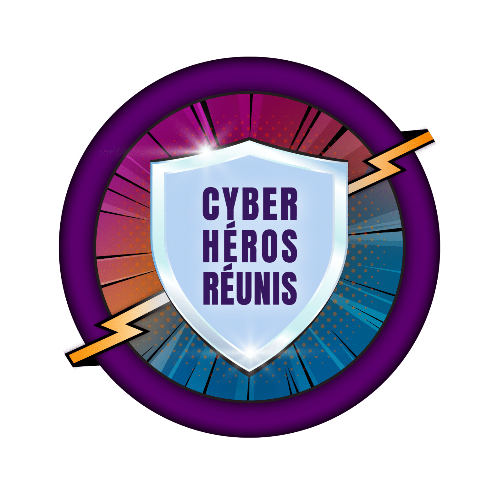 Logotype Cyberhéros réunis!